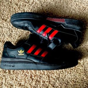 Black and red classic Adidas